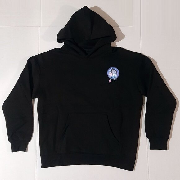 Coraline movie doll button eye graphic hoodie heavy duty thick comfy new Large - Picture 6 of 9